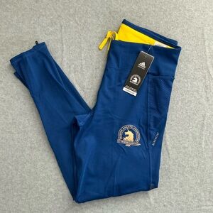 Adidas Blue and Yellow Joggers